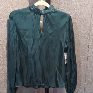 Elegant Teal Blouse